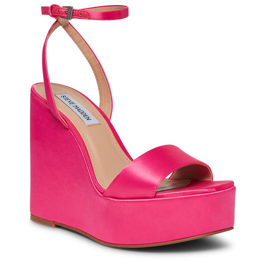 Cecee Pink Satin Steve Madden