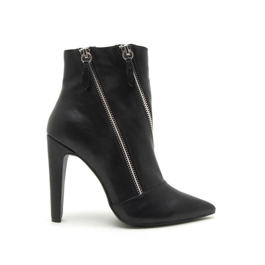 Wink Blk Booties - Boss Babe Shoetique